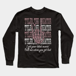 I got your bitch movin'. Call me when you get lost Cowboy Skeleton Mountain Cactus Long Sleeve T-Shirt